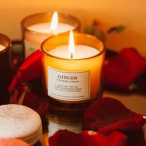 Fall ginger candle